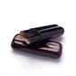 One-Piece Sculpting Handcrafted Full-Grain Leather Ciger Case