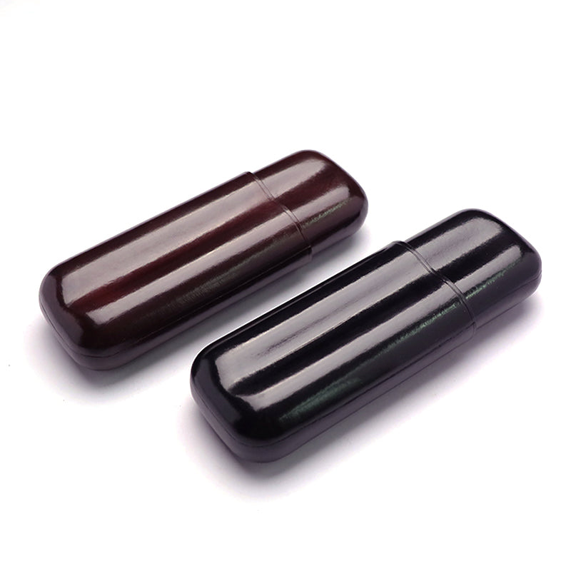 One-Piece Sculpting Handcrafted Full-Grain Leather Ciger Case