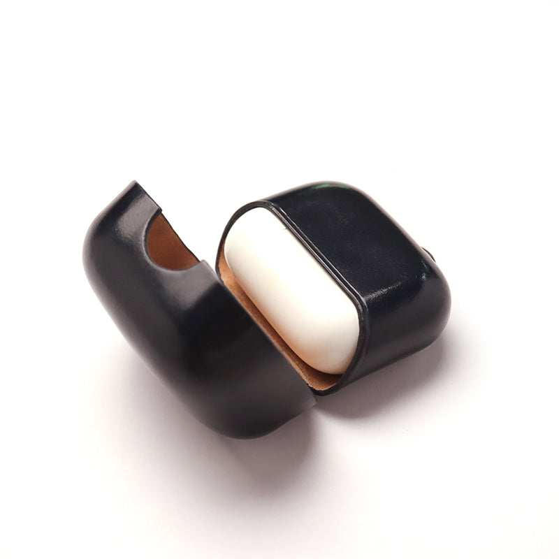 One-Piece Sculpting Handcrafted Cordovan Leather Airpods Pro Protective Case