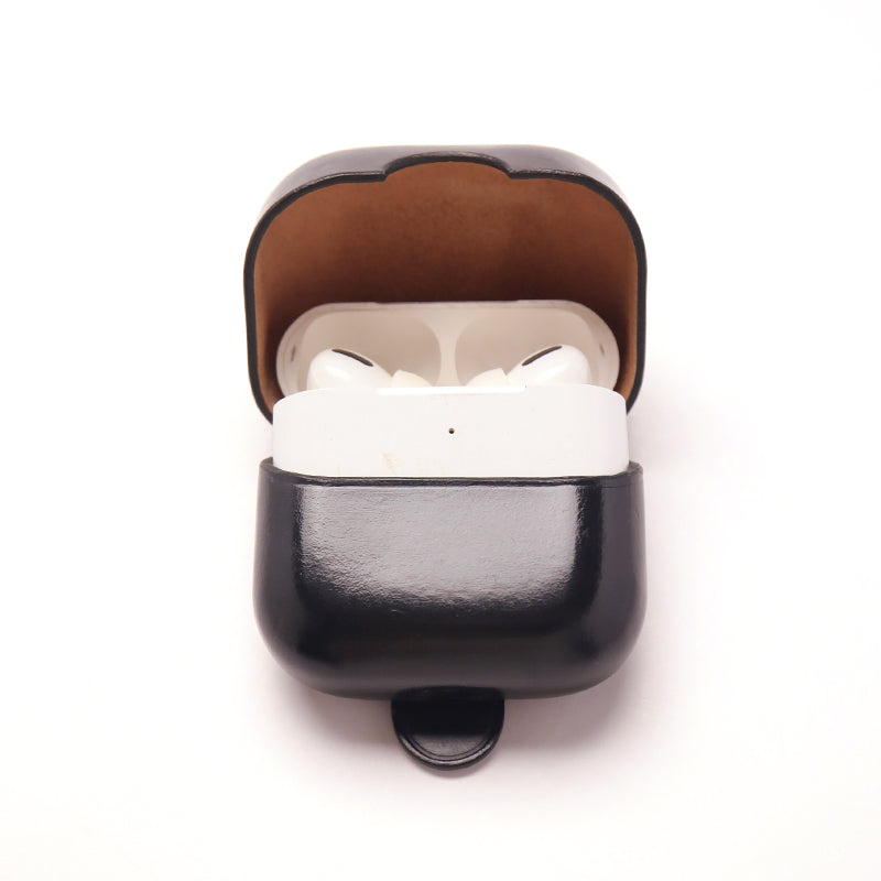 One-Piece Sculpting Handcrafted Cordovan Leather Airpods Pro Protective Case